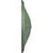 Ekena Millwork Brontes Ceiling Medallion (Fits Canopies up to 3 5/8"), 25 1/2"OD x 5 1/2"P, Athenian Green CM25BRAGF - alternate 4